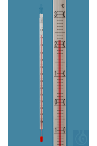 Precision thermometer, low temperature, similar DIN, enclosed scale,...